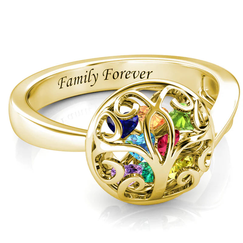 12 Birthstone Ring